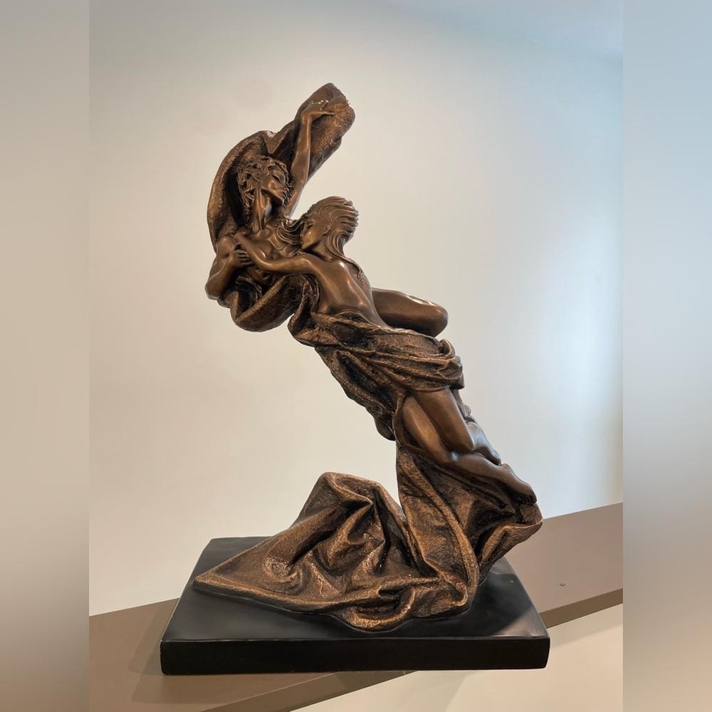 Austin Productions 1992 “Soaring Spirits Lovers”Sculpture 21", Signed HTF Danel